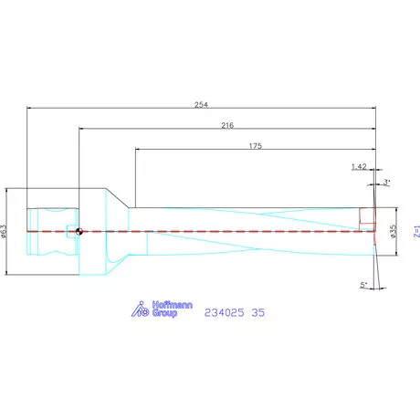 Garant Garant Power Drill váltólapkás telibefúró ABS szár 35 mm