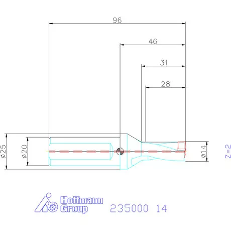 Holex Holex Pro Drill váltólapkás telibefúró kombinált szár 14 mm