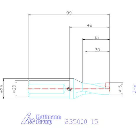 Holex Holex Pro Drill váltólapkás telibefúró kombinált szár 15 mm