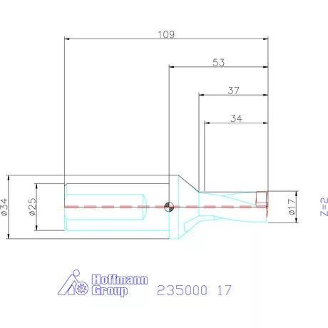 Holex Holex Pro Drill váltólapkás telibefúró kombinált szár 17 mm