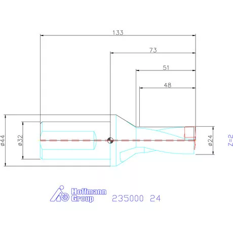 Holex Holex Pro Drill váltólapkás telibefúró kombinált szár 24 mm
