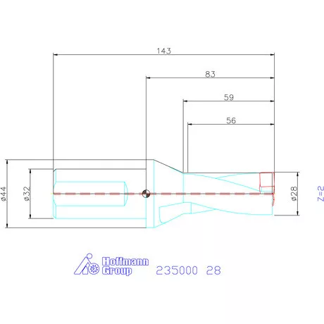 Holex Holex Pro Drill váltólapkás telibefúró kombinált szár 28 mm