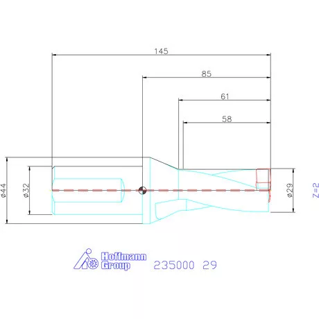 Holex Holex Pro Drill váltólapkás telibefúró kombinált szár 29 mm
