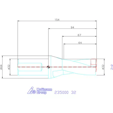 Holex Holex Pro Drill váltólapkás telibefúró kombinált szár 32 mm