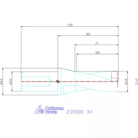 Holex Holex Pro Drill váltólapkás telibefúró kombinált szár 34 mm