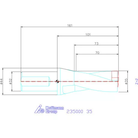 Holex Holex Pro Drill váltólapkás telibefúró kombinált szár 35 mm
