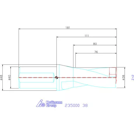 Holex Holex Pro Drill váltólapkás telibefúró kombinált szár 38 mm