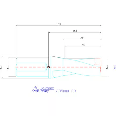 Holex Holex Pro Drill váltólapkás telibefúró kombinált szár 39 mm
