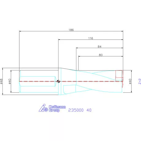 Holex Holex Pro Drill váltólapkás telibefúró kombinált szár 40 mm