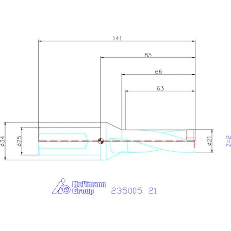 Holex Holex Pro Drill váltólapkás telibefúró kombinált szár 21 mm