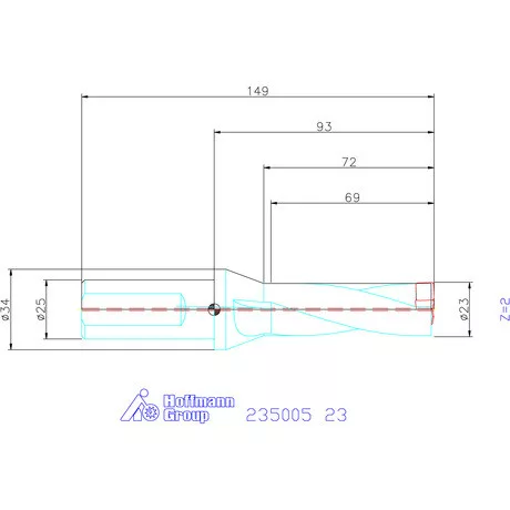 Holex Holex Pro Drill váltólapkás telibefúró kombinált szár 23 mm
