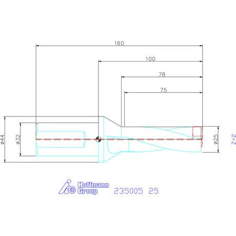 Holex Holex Pro Drill váltólapkás telibefúró kombinált szár 25 mm