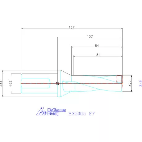 Holex Holex Pro Drill váltólapkás telibefúró kombinált szár 27 mm