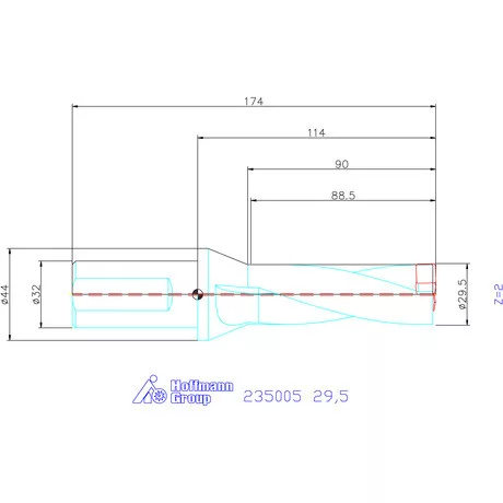 Holex Holex Pro Drill váltólapkás telibefúró kombinált szár 29,5 mm