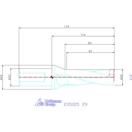 Holex Holex Pro Drill váltólapkás telibefúró kombinált szár 29 mm
