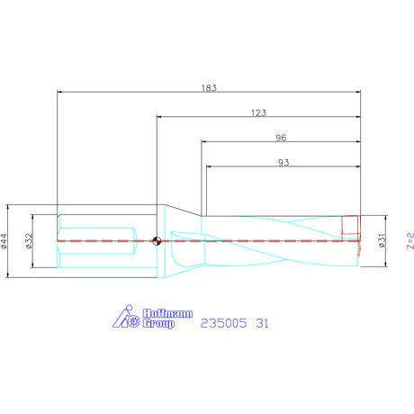 Holex Holex Pro Drill váltólapkás telibefúró kombinált szár 31 mm