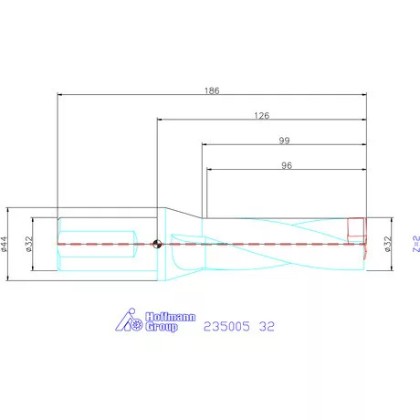 Holex Holex Pro Drill váltólapkás telibefúró kombinált szár 32 mm