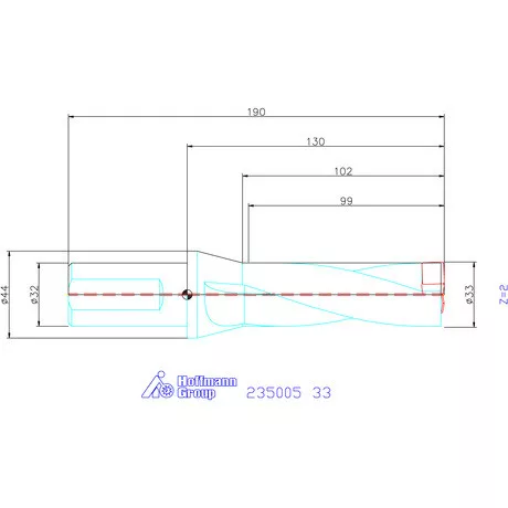 Holex Holex Pro Drill váltólapkás telibefúró kombinált szár 33 mm