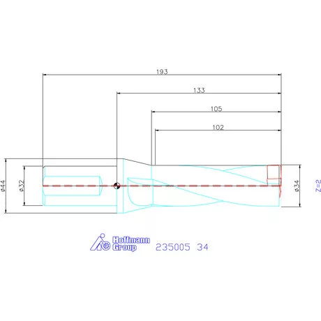Holex Holex Pro Drill váltólapkás telibefúró kombinált szár 34 mm