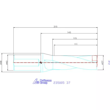 Holex Holex Pro Drill váltólapkás telibefúró kombinált szár 37 mm