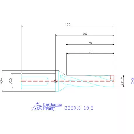 Holex Holex Pro Drill váltólapkás telibefúró kombinált szár 19,5 mm