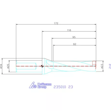 Holex Holex Pro Drill váltólapkás telibefúró kombinált szár 23 mm