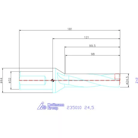 Holex Holex Pro Drill váltólapkás telibefúró kombinált szár 24,5 mm