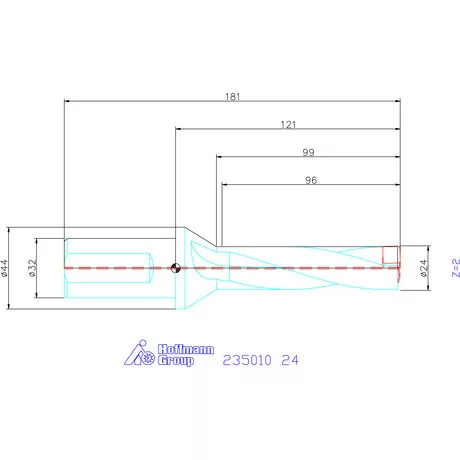 Holex Holex Pro Drill váltólapkás telibefúró kombinált szár 24 mm