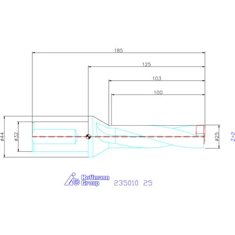 Holex Holex Pro Drill váltólapkás telibefúró kombinált szár 25 mm