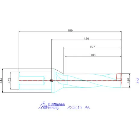Holex Holex Pro Drill váltólapkás telibefúró kombinált szár 26 mm