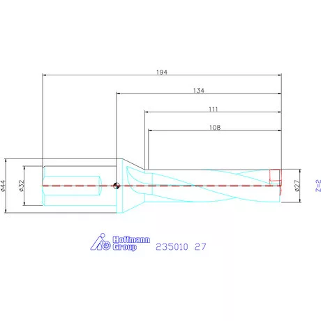 Holex Holex Pro Drill váltólapkás telibefúró kombinált szár 27 mm