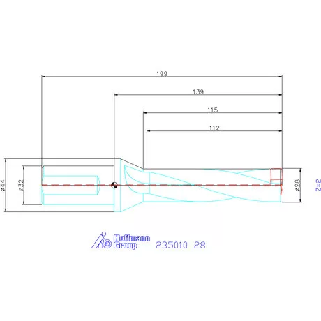 Holex Holex Pro Drill váltólapkás telibefúró kombinált szár 28 mm