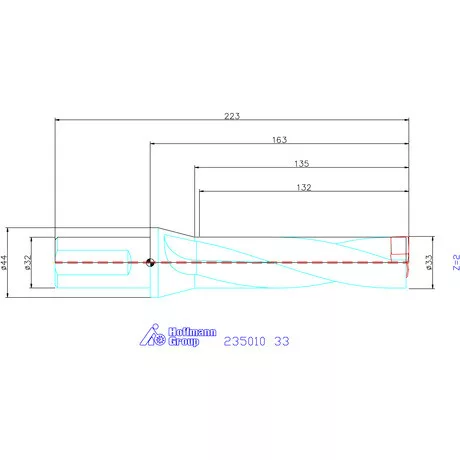 Holex Holex Pro Drill váltólapkás telibefúró kombinált szár 33 mm