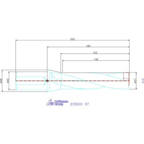 Holex Holex Pro Drill váltólapkás telibefúró kombinált szár 37 mm
