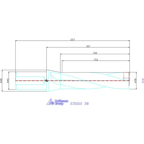 Holex Holex Pro Drill váltólapkás telibefúró kombinált szár 38 mm