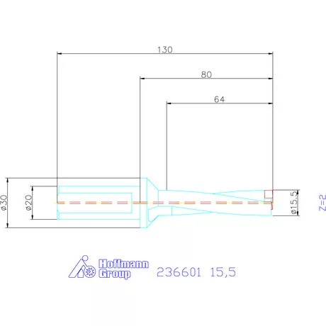 Komet KUB Pentron váltólapkás telibefúró Hengeres szár 15,5 mm