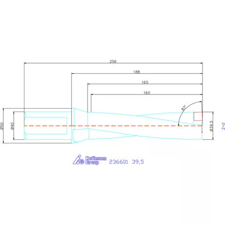Komet KUB Pentron váltólapkás telibefúró Hengeres szár 39,5 mm