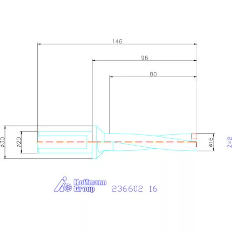 Komet KUB Pentron váltólapkás telibefúró Hengeres szár 16 mm
