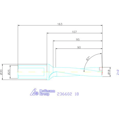 Komet KUB Pentron váltólapkás telibefúró Hengeres szár 18 mm