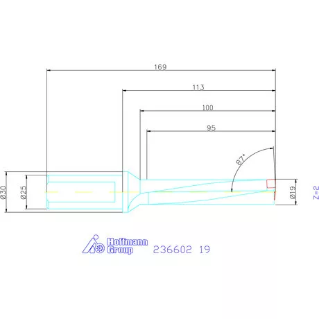 Komet KUB Pentron váltólapkás telibefúró Hengeres szár 19 mm