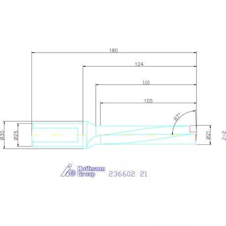 Komet KUB Pentron váltólapkás telibefúró Hengeres szár 21 mm
