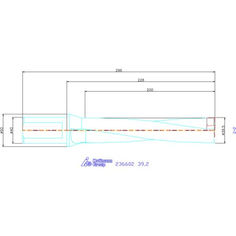 Komet KUB Pentron váltólapkás telibefúró Hengeres szár 39,2 mm