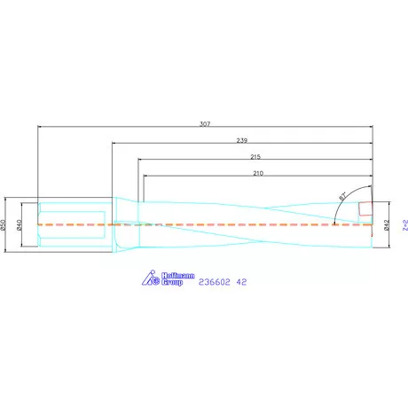 Komet KUB Pentron váltólapkás telibefúró Hengeres szár 42 mm