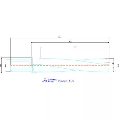 Komet KUB Pentron váltólapkás telibefúró Hengeres szár 44,5 mm