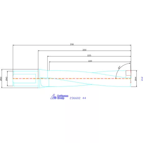 Komet KUB Pentron váltólapkás telibefúró Hengeres szár 44 mm