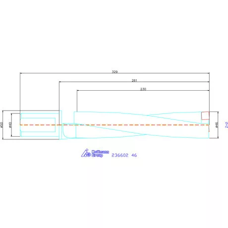 Komet KUB Pentron váltólapkás telibefúró Hengeres szár 46 mm