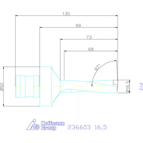 Komet KUB Pentron váltólapkás telibefúró ABS szár 16,5 mm