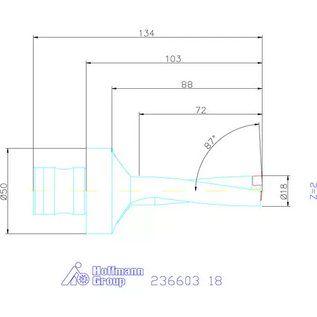 Komet KUB Pentron váltólapkás telibefúró ABS szár 18 mm