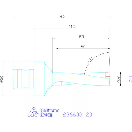 Komet KUB Pentron váltólapkás telibefúró ABS szár 20 mm