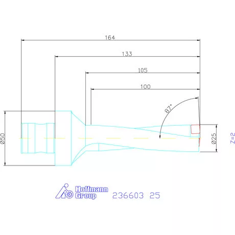 Komet KUB Pentron váltólapkás telibefúró ABS szár 25 mm